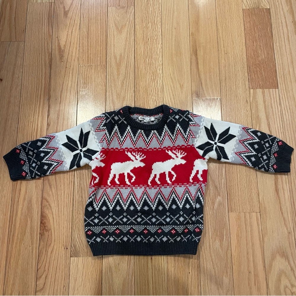 Hatley Baby Toddler 4T Moose Sweater